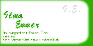ilma emmer business card